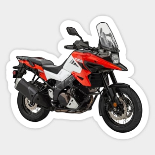 V Strom 1050XT Bike Illustration Sticker